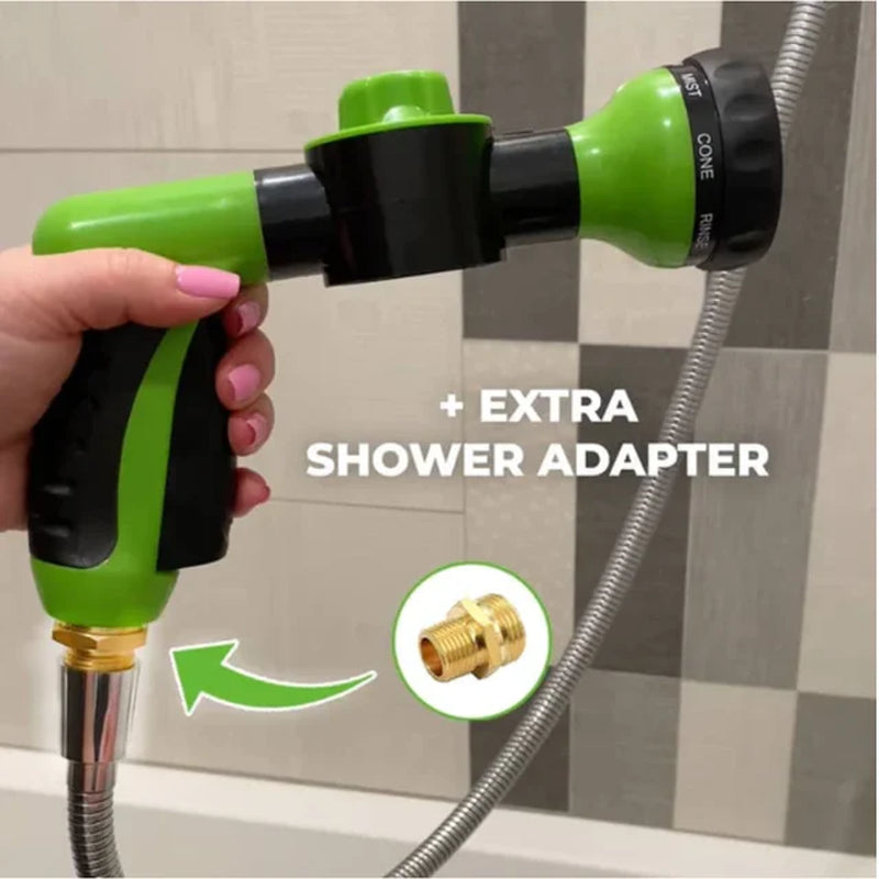 High-Pressure Sprayer Nozzle Hose Dog Shower Gun 3 Mode Adjustable Pet Wash Cleaning Bath Water Foam Soap Sprayer Dog Clean Tool